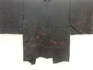 波に菊模様織出し絵羽織